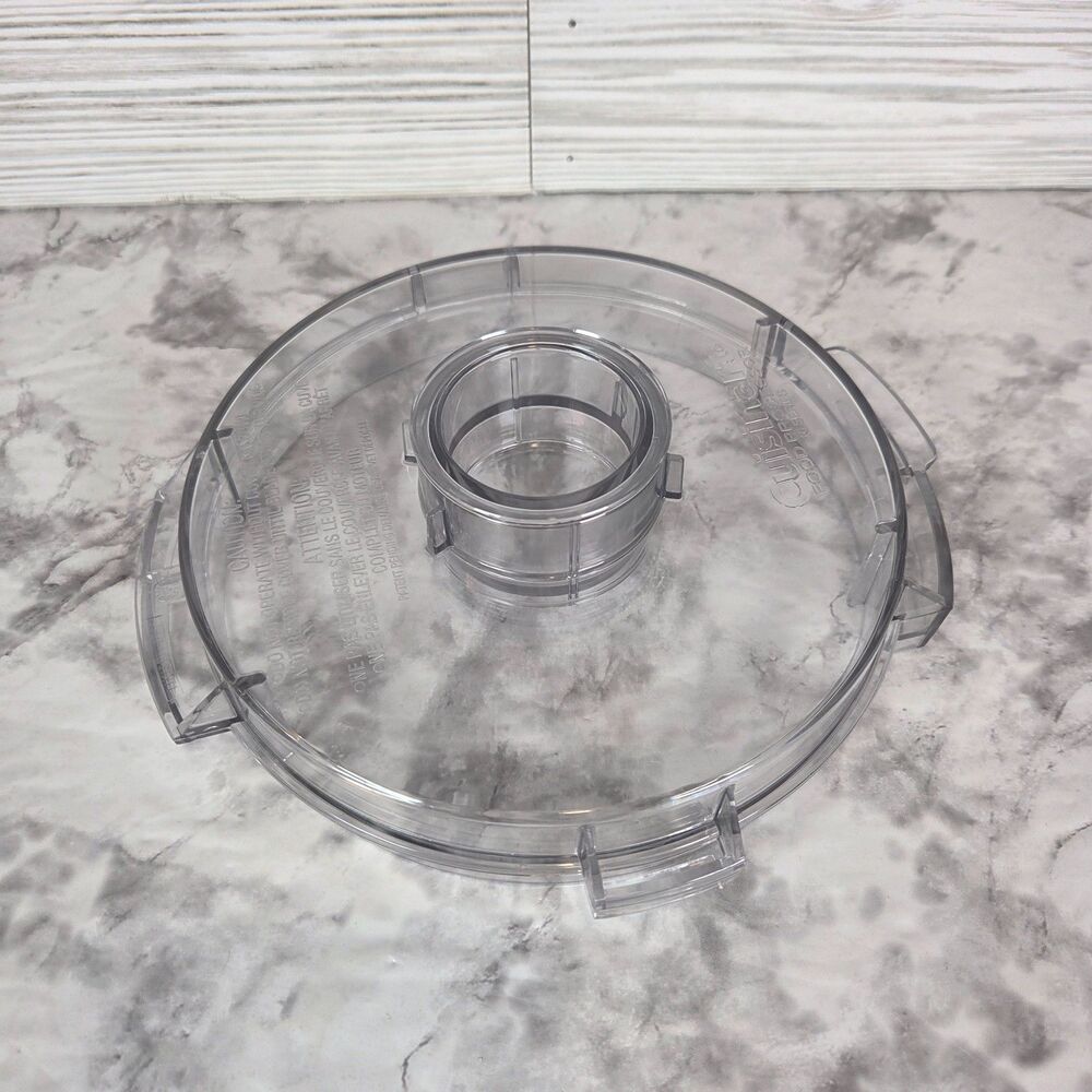 Cuisinart Pro Classic Food Processor Flat Clear Lid DLC-10S Part DLC-116GTX